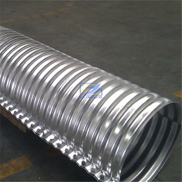 flanged nestable corrugated pipe used as the drainage pipe